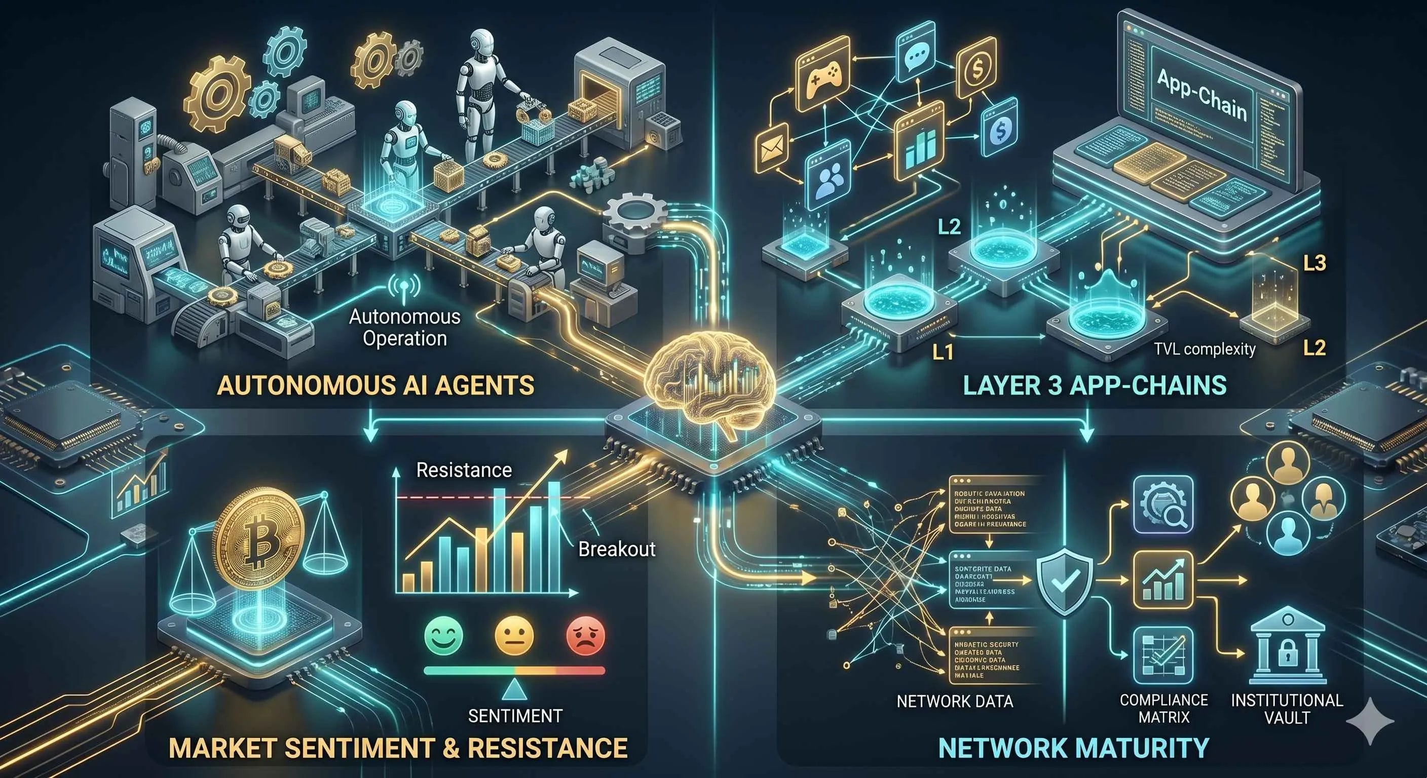 Krypto-Markttrends 2026: KI-Agenten & Layer-3-Revolution