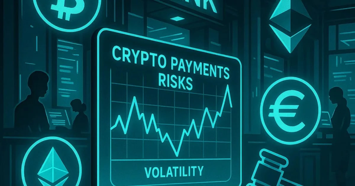 Risco de Pagamentos Cripto Corporativos para Bancos Europeus