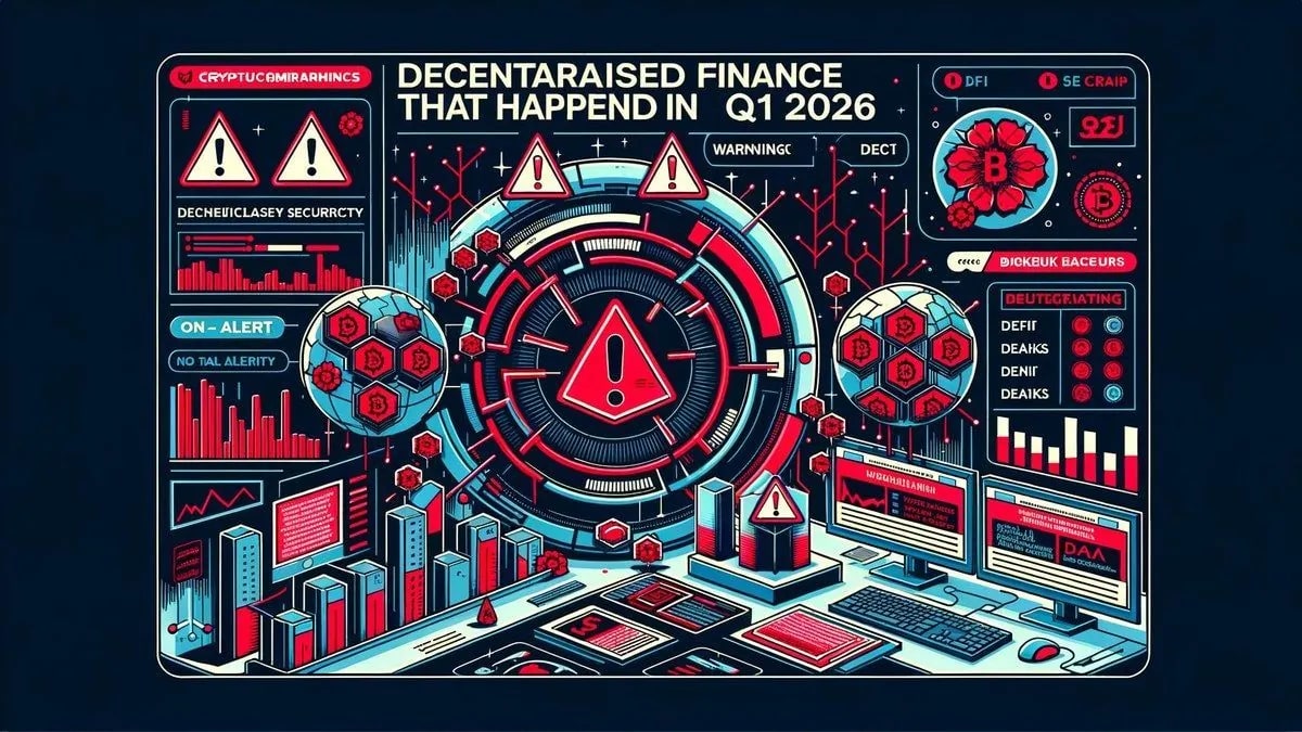 2026년 1분기 DeFi 해킹이 1억 6,900만 달러에 달하며 공격 건수가 증가하고 있습니다.