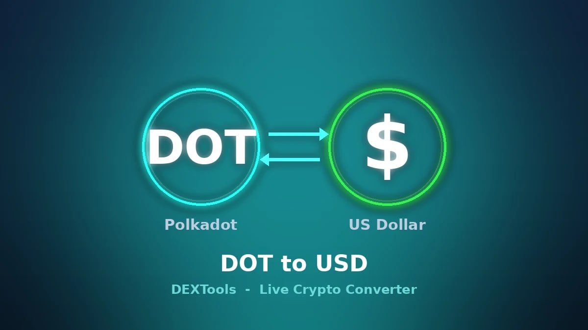 Polkadot - USD Dönüştürücü: Canlı DOT Fiyatı (2026)