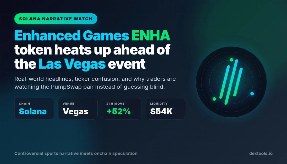 Enhanced Games ENHA-Token auf Solana erregt vor dem Las Vegas-Event Aufmerksamkeit