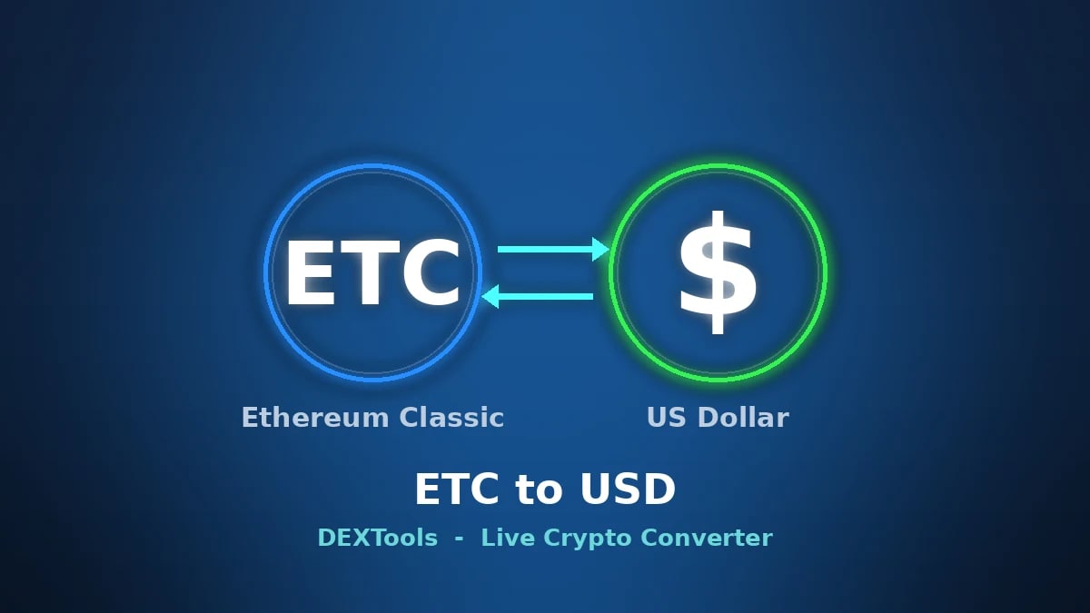Ethereum Classic - USD Dönüştürücü: Canlı ETC Fiyatı (2026)