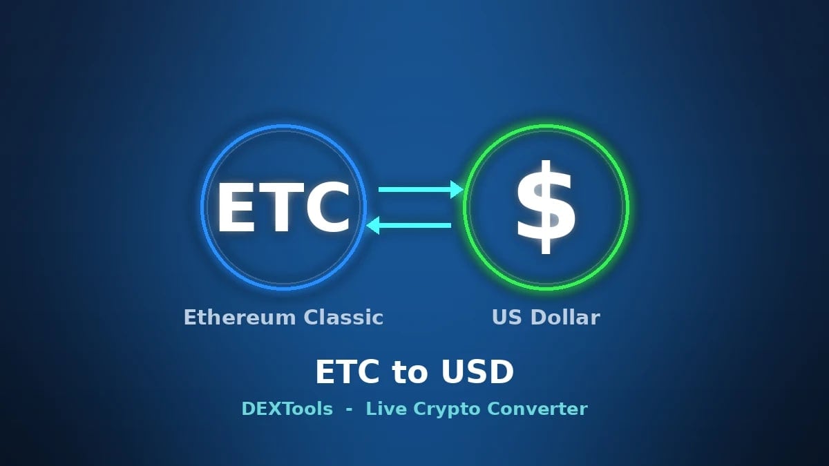 Ethereum Classic to USD Converter: Live ETC Price (2026)