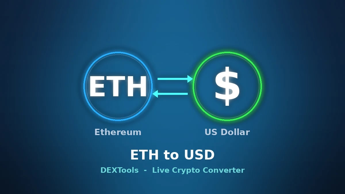 ETH zu USD: Ethereum Preis heute | Live-Konverter