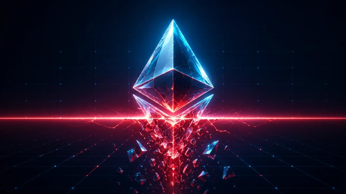 Ethereum Cae Por Debajo de los $2,000 al Romperse un Soporte Clave