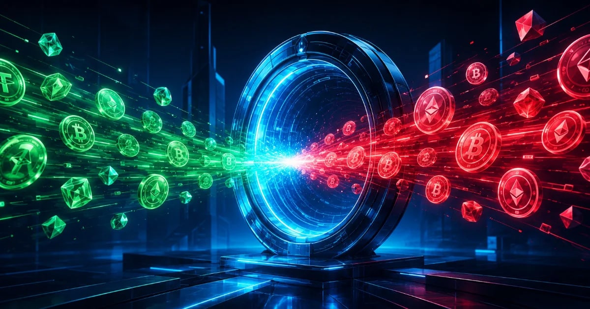 Exchange Netflow: Digitales Marktinventar