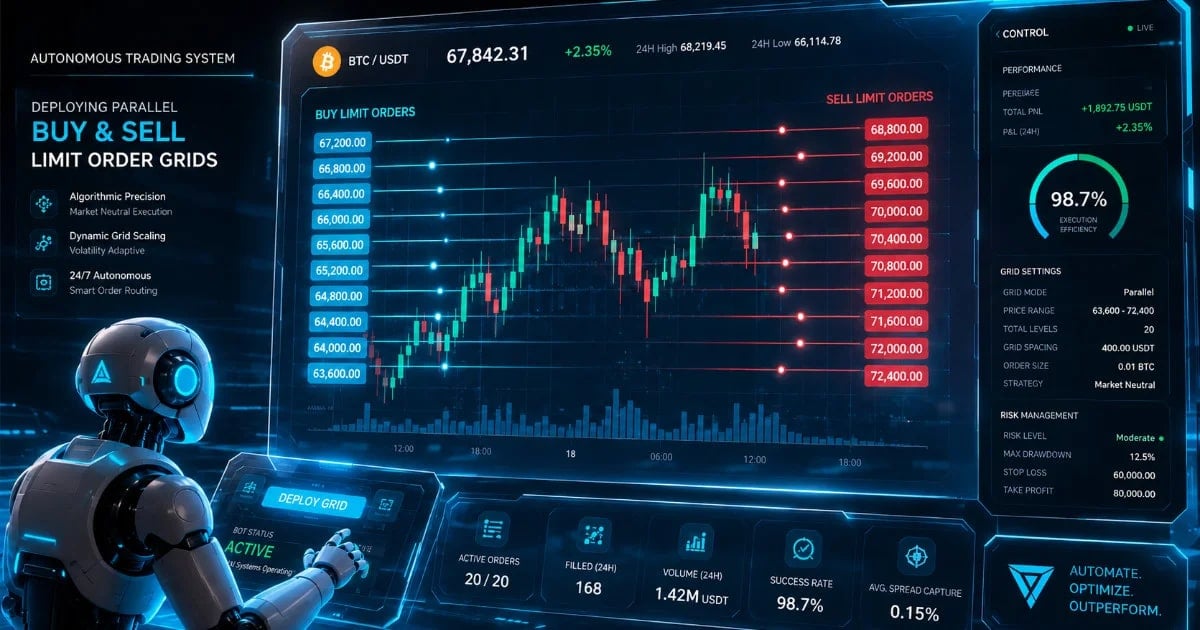 Grid Trading Bots erklärt: Wie und wo man sie verwendet