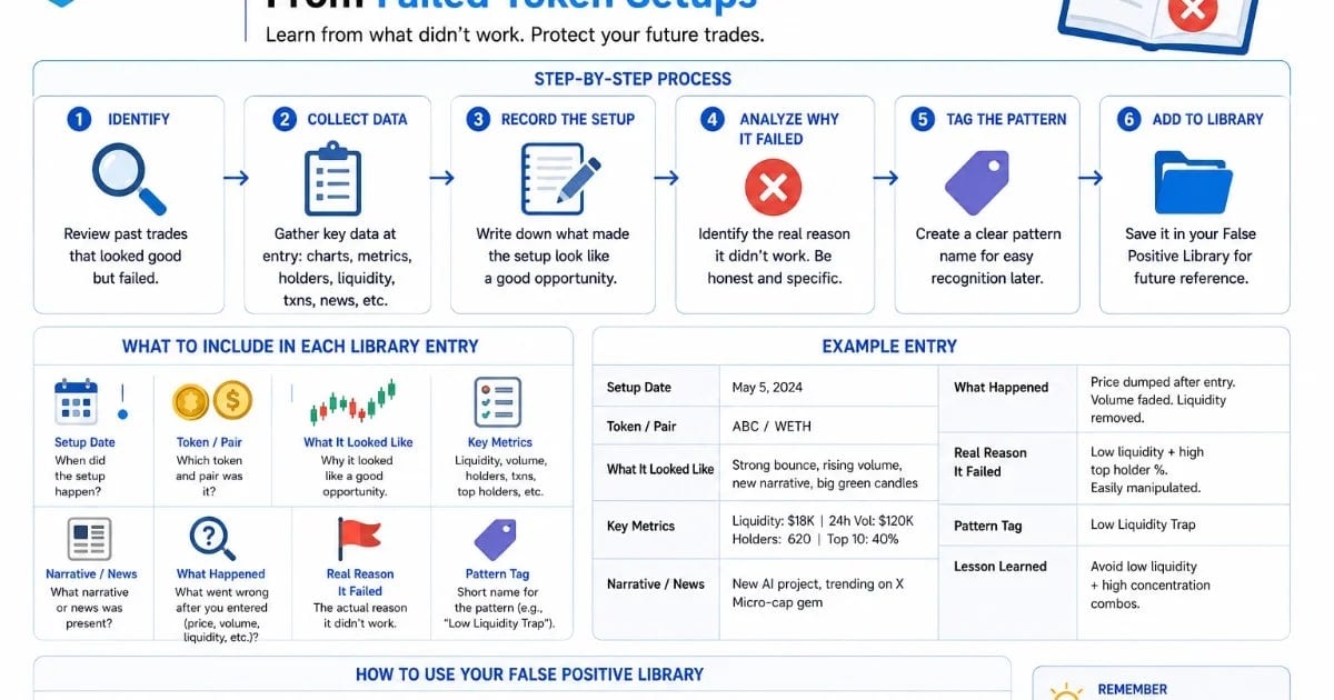 So erstellen Sie eine False-Positive-Bibliothek aus fehlgeschlagenen Token-Setups