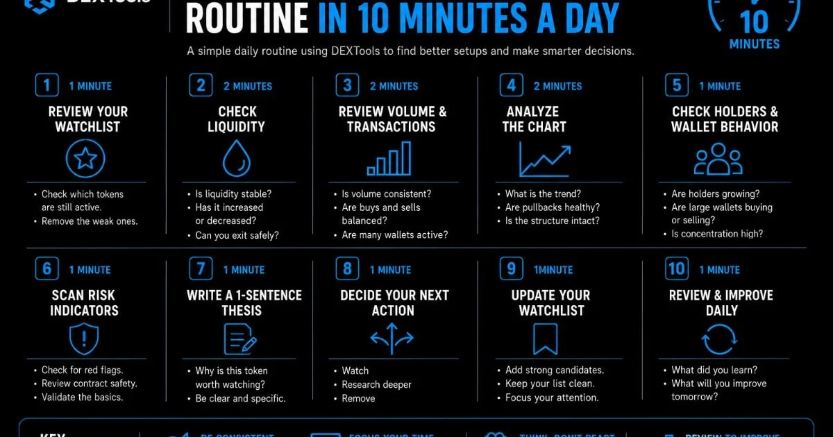 How to Build a Token Research Routine in 10 Minutes a Day