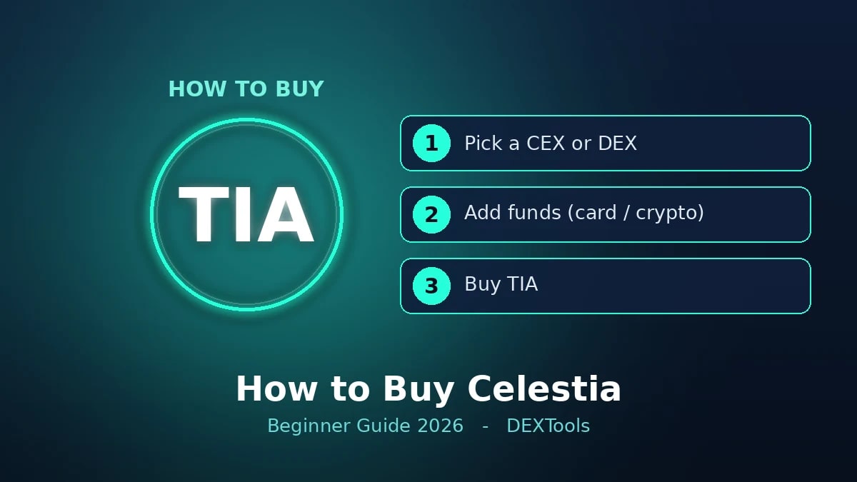 Celestia(TIA) 구입 방법: 초보자 가이드 2026