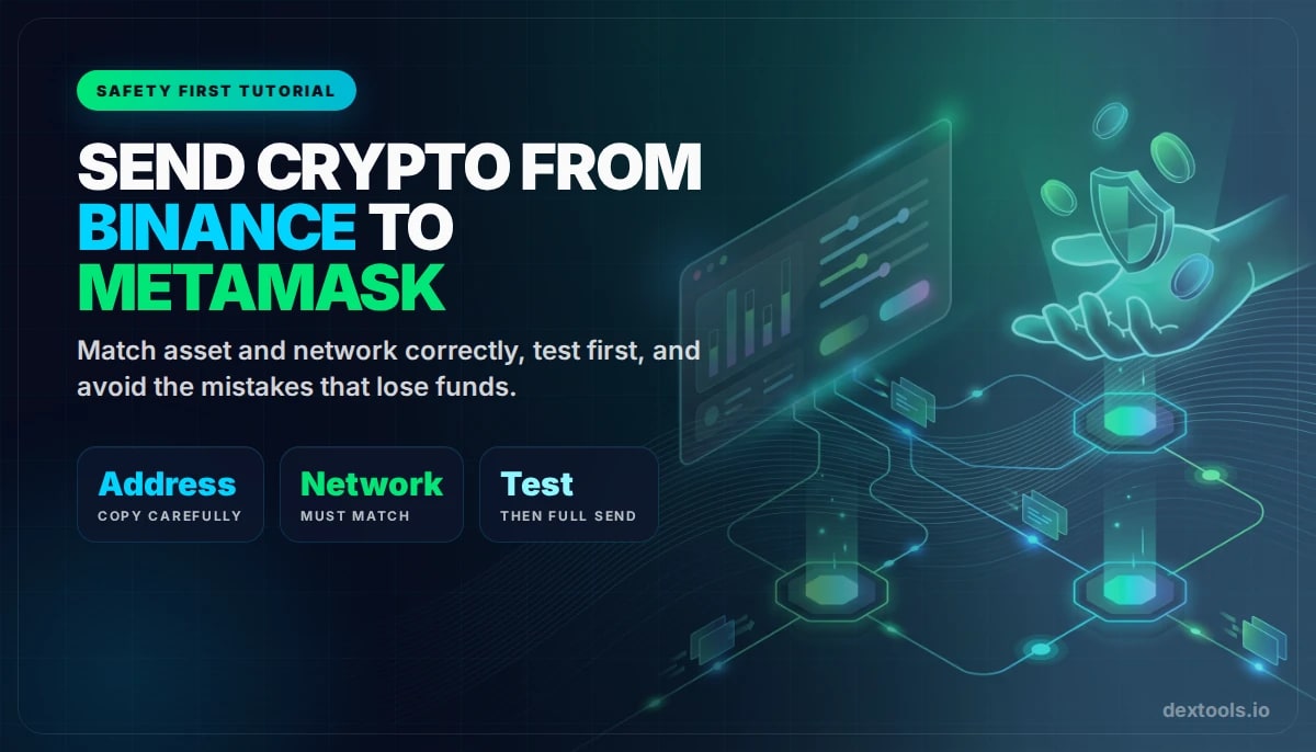 How to Send Crypto from Binance to MetaMask Safely in 2026