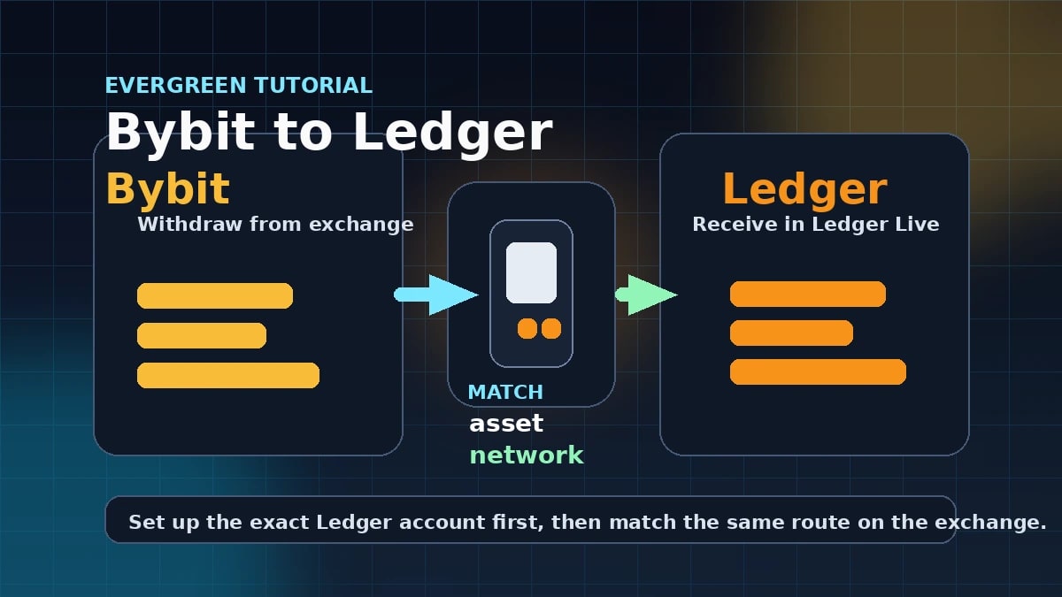 Comment envoyer des crypto-monnaies de Bybit à Ledger en toute sécurité en 2026