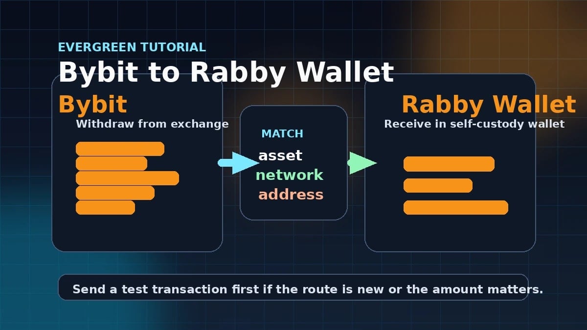 2026年にBybitからRabby Walletへ安全に仮想通貨を送金する方法