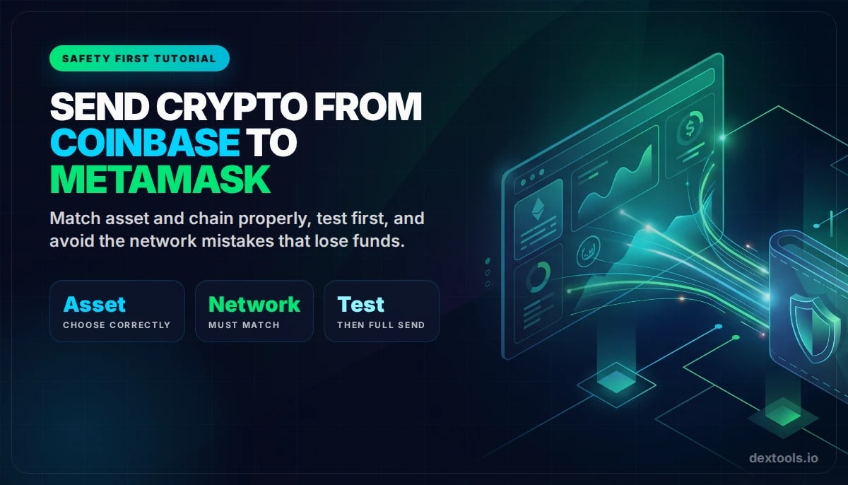 Como Enviar Cripto do Coinbase para MetaMask com Segurança em 2026