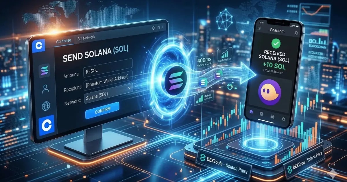 How to Send SOL from Coinbase to Phantom: Time, Fees and Safety Checks (2026)