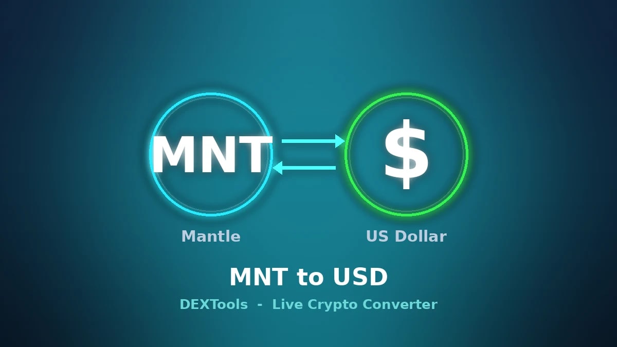 Convertisseur Mantle en USD : prix MNT en direct (2026)