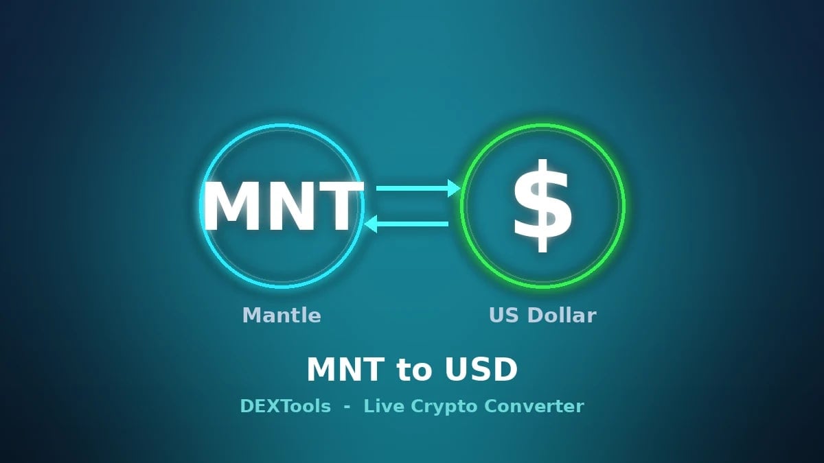Mantle to USD Converter: Live MNT Price (2026)