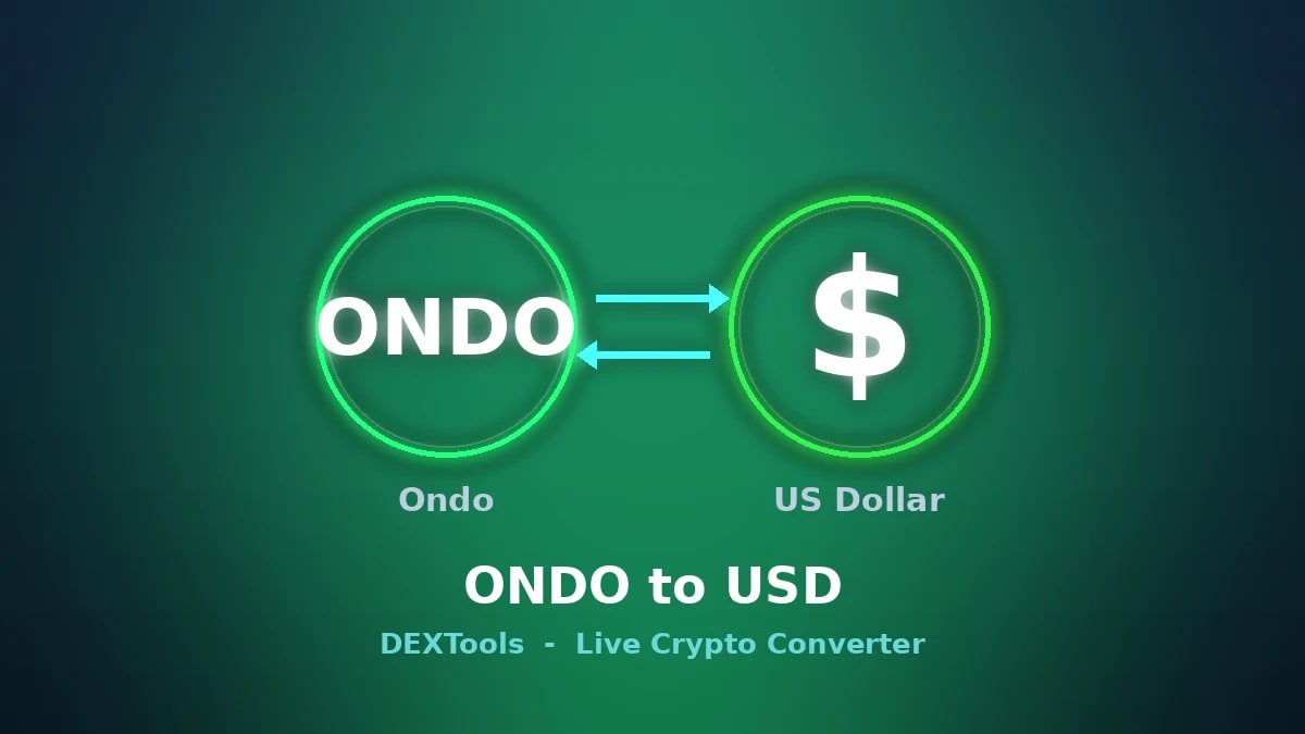 Ondo-USD-Konverter: Live-ONDO-Preis (2026)