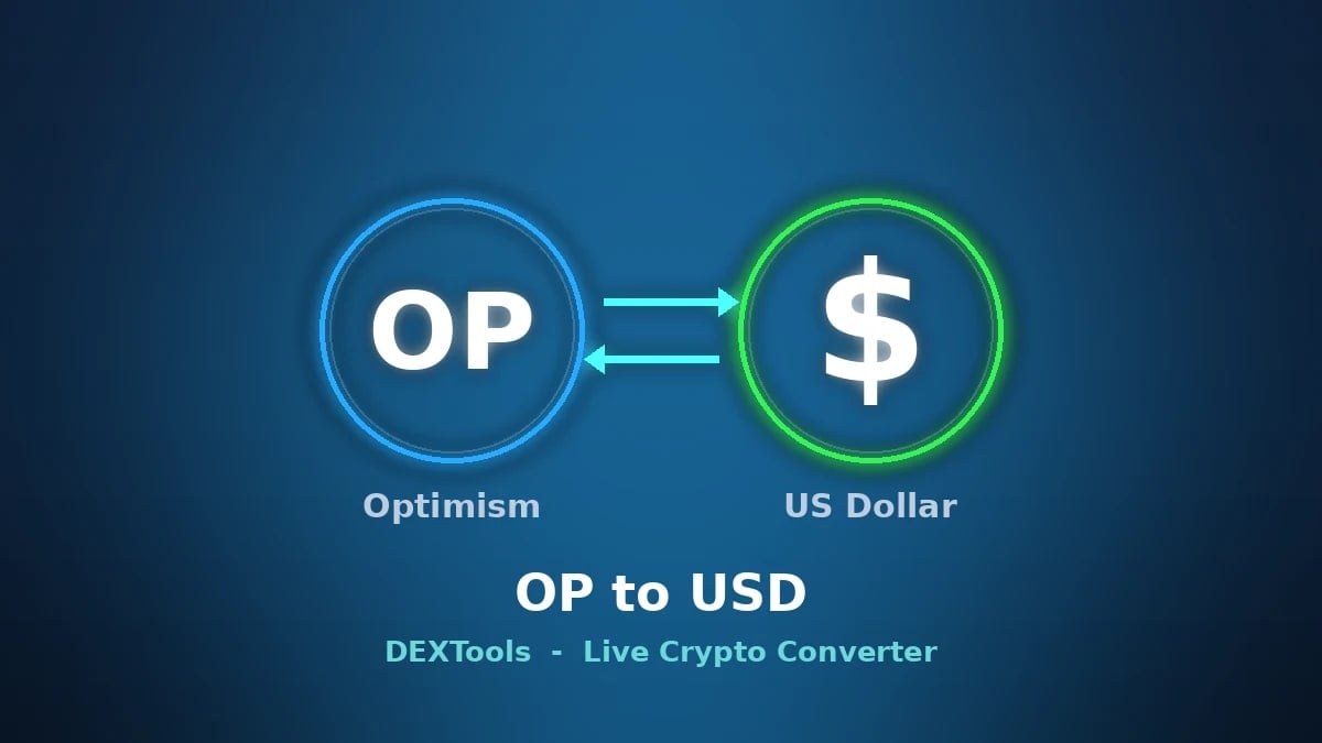 Optimism to USD Converter: Live OP Price (2026)