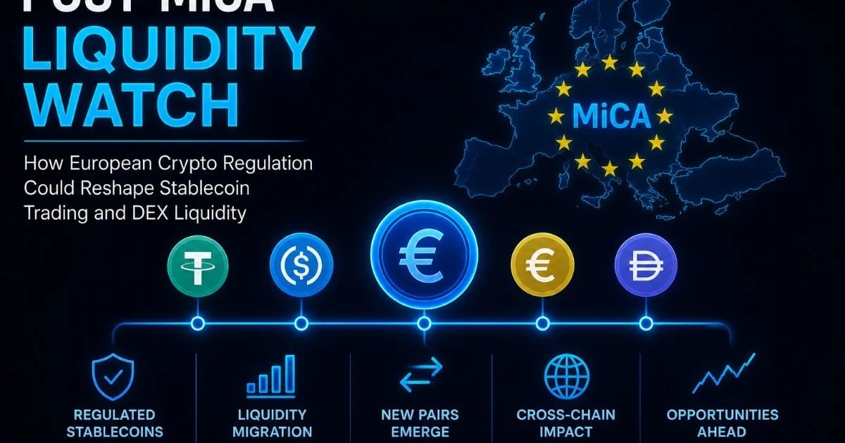 Post-MiCA-Liquiditätsbeobachtung: Wie die europäische Kryptoregulierung den Stablecoin-Handel umgestalten könnte