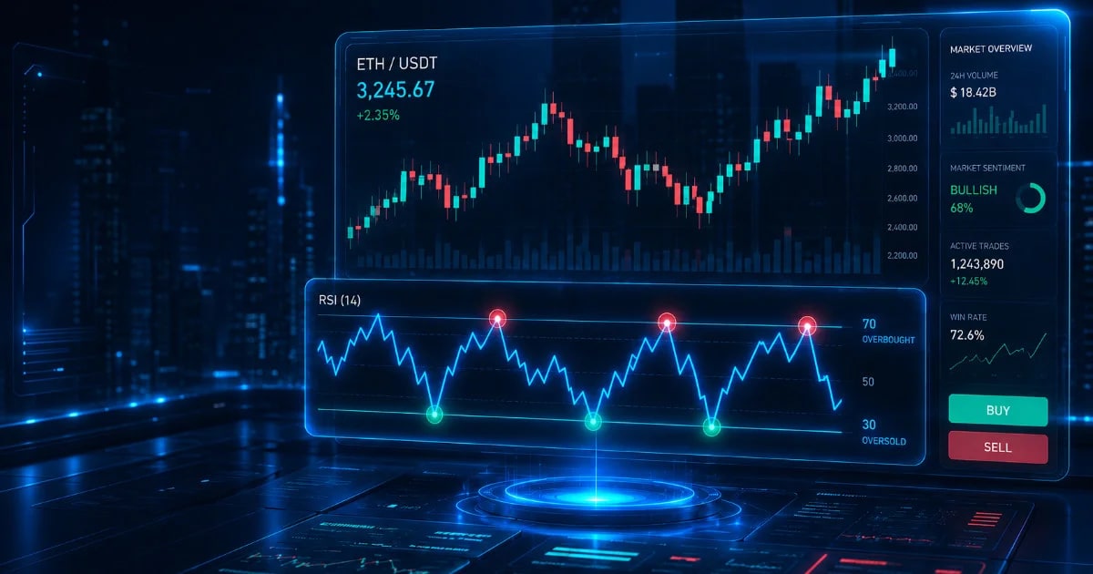 RSI インジケーターの説明: 暗号通貨での使用方法