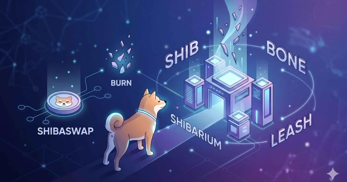 Ecosistema Shiba Inu SHIB: ShibaSwap, Shibarium y Burn