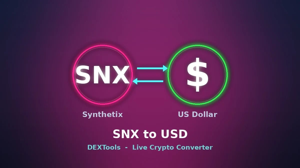 Synthetix - USD Dönüştürücü: Canlı SNX Fiyatı (2026)