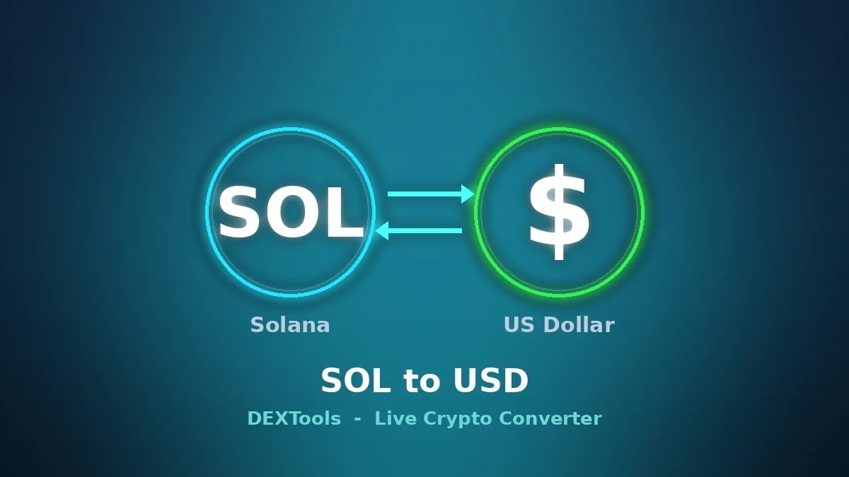SOL à USD : Prix de Solana Aujourd'hui | Convertisseur en Direct