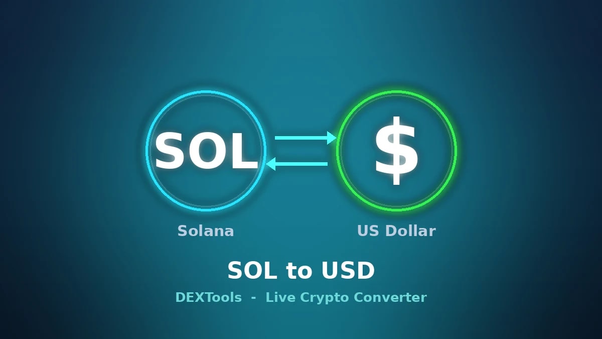 SOL para USD: Preço do Solana Hoje | Conversor Ao Vivo