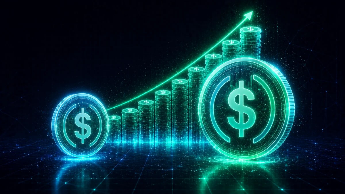 Stablecoin-Markt übersteigt 320 Milliarden US-Dollar, während USDC gegenüber USDT weiter zulegt