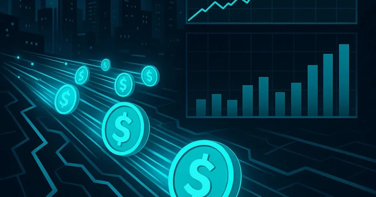 Velocidad de Stablecoin vs Suministro: Perspectivas sobre la Actividad de Pagos