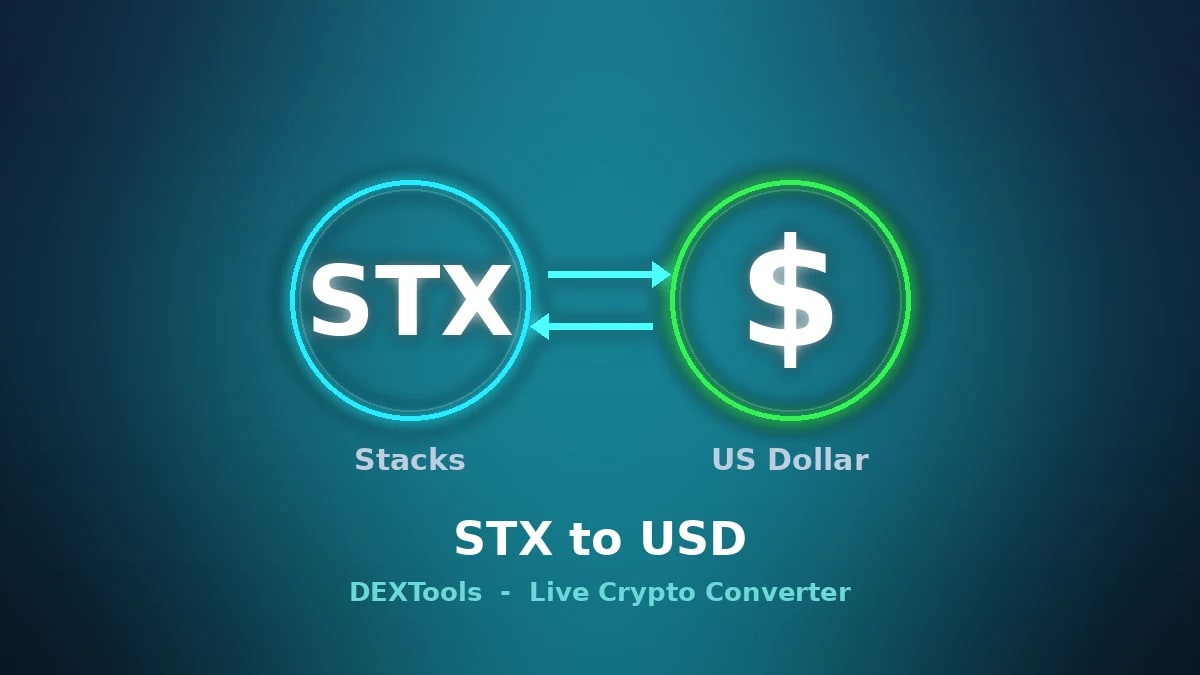 Conversor de pilhas para USD: preço STX ao vivo (2026)