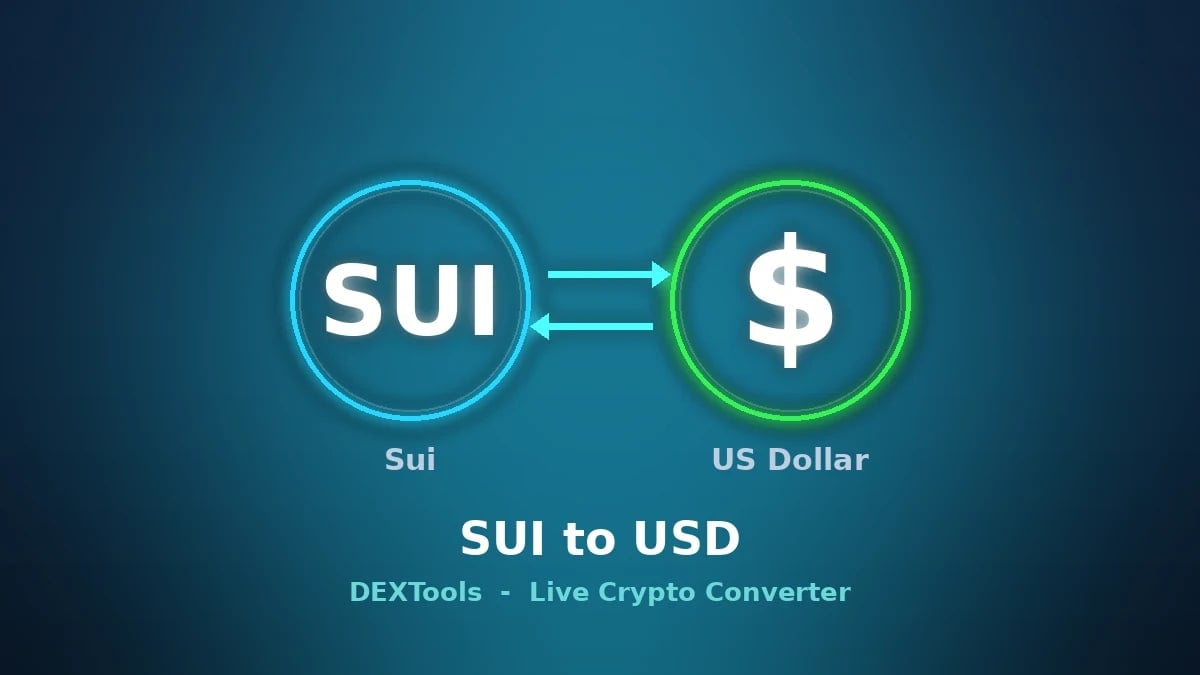 SUIからUSDへの換算ツール:Suiの今日の価格(ライブ)