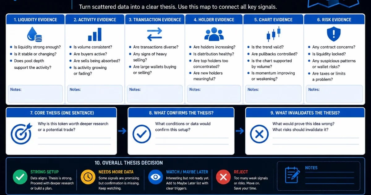 The DEXTools Evidence Map: How to Connect Data Into One Clear Thesis