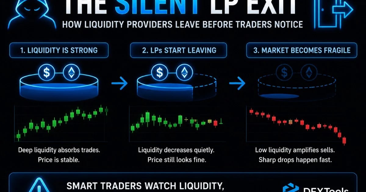 The Silent LP Exit: How Liquidity Providers Leave Before Traders Notice