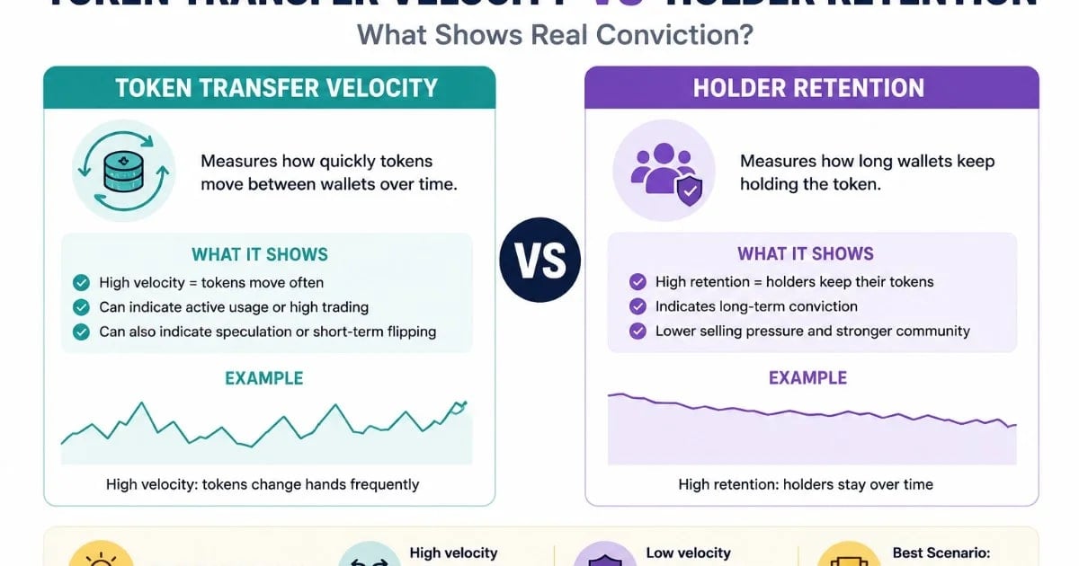 Token Transfer Hızı vs Sahip Tutma Oranı: Gerçek İnancı Ne Gösterir?