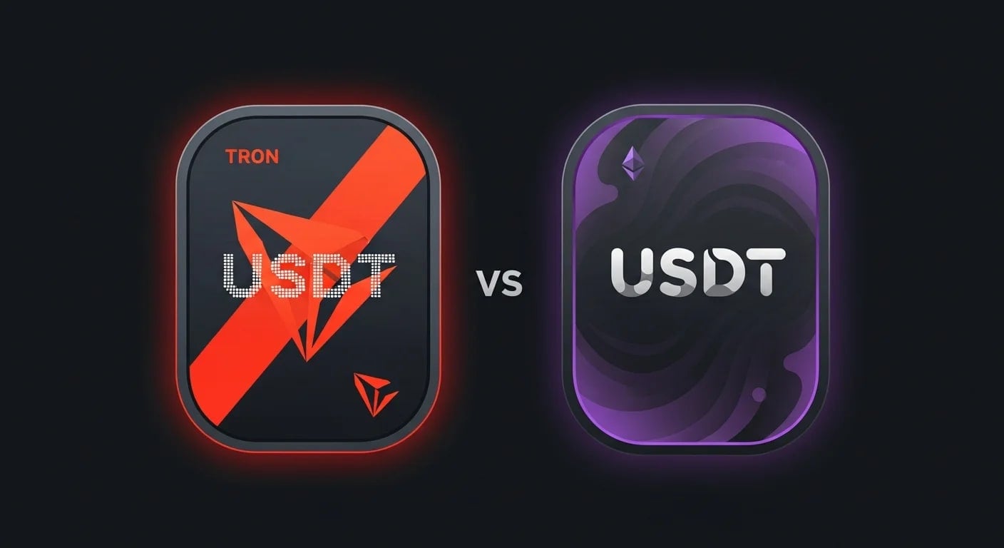 TRC-20 vs ERC-20: Complete USDT Comparison Guide (2026)