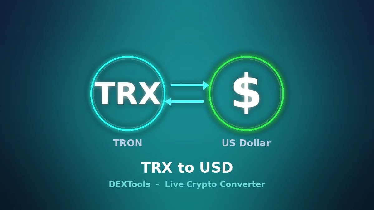 TRON-zu-USD-Konverter: Live-TRX-Preis (2026)