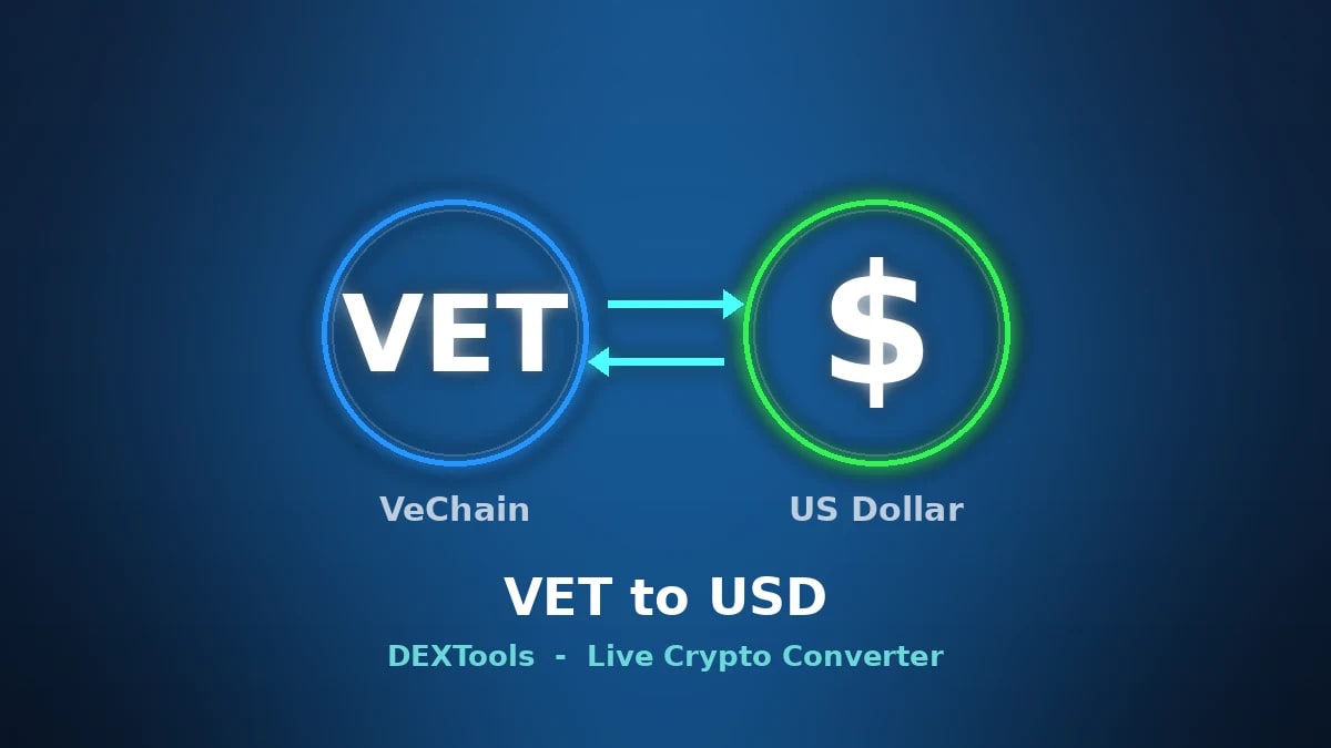 Conversor VeChain para USD: preço VET ao vivo (2026)