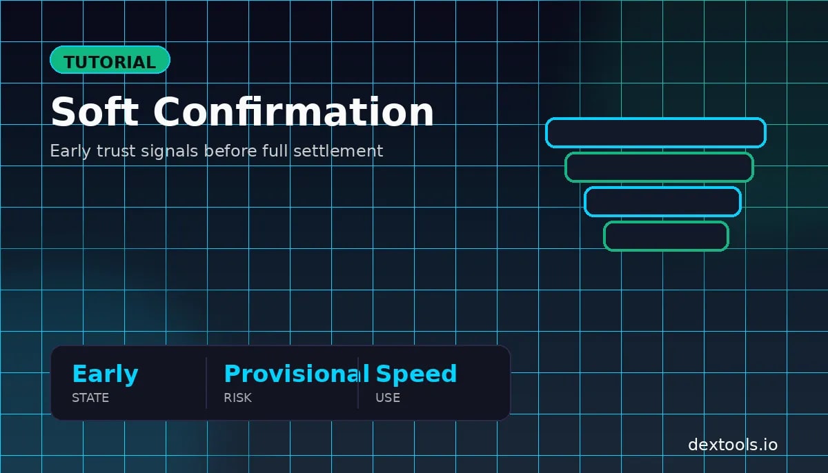 ¿Qué es una confirmación suave en criptografía? Fideicomiso anticipado frente a liquidación final (2026)