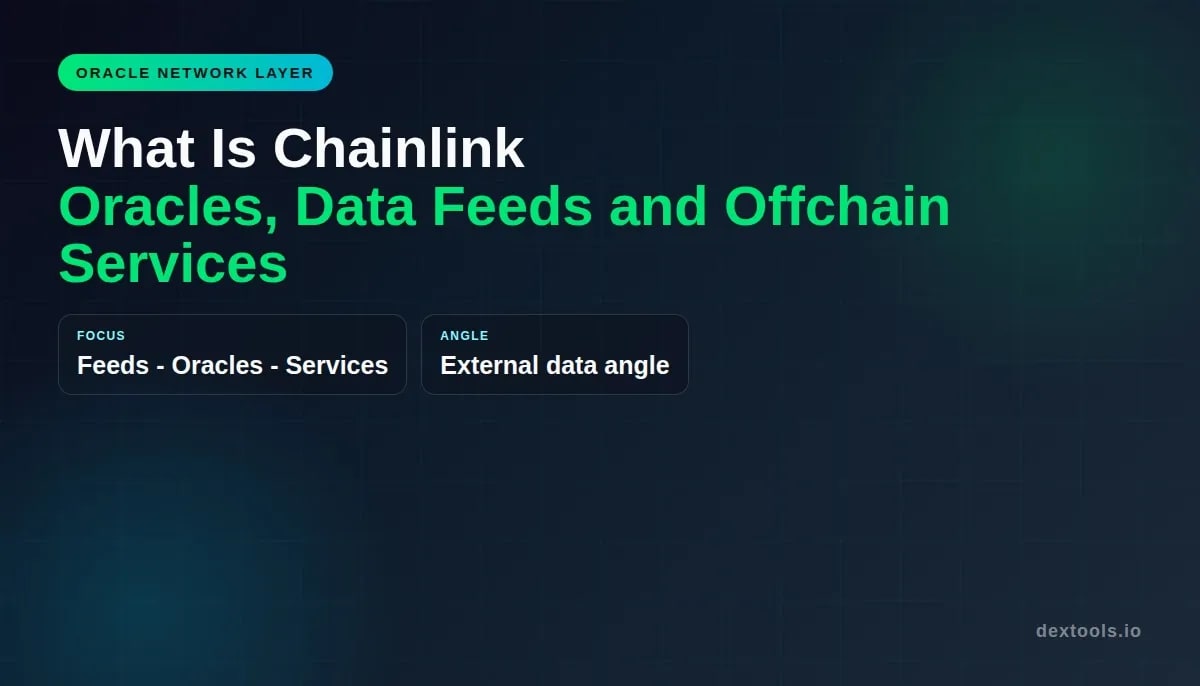 O que é Chainlink: Oráculos, feeds de dados e serviços offchain (2026)