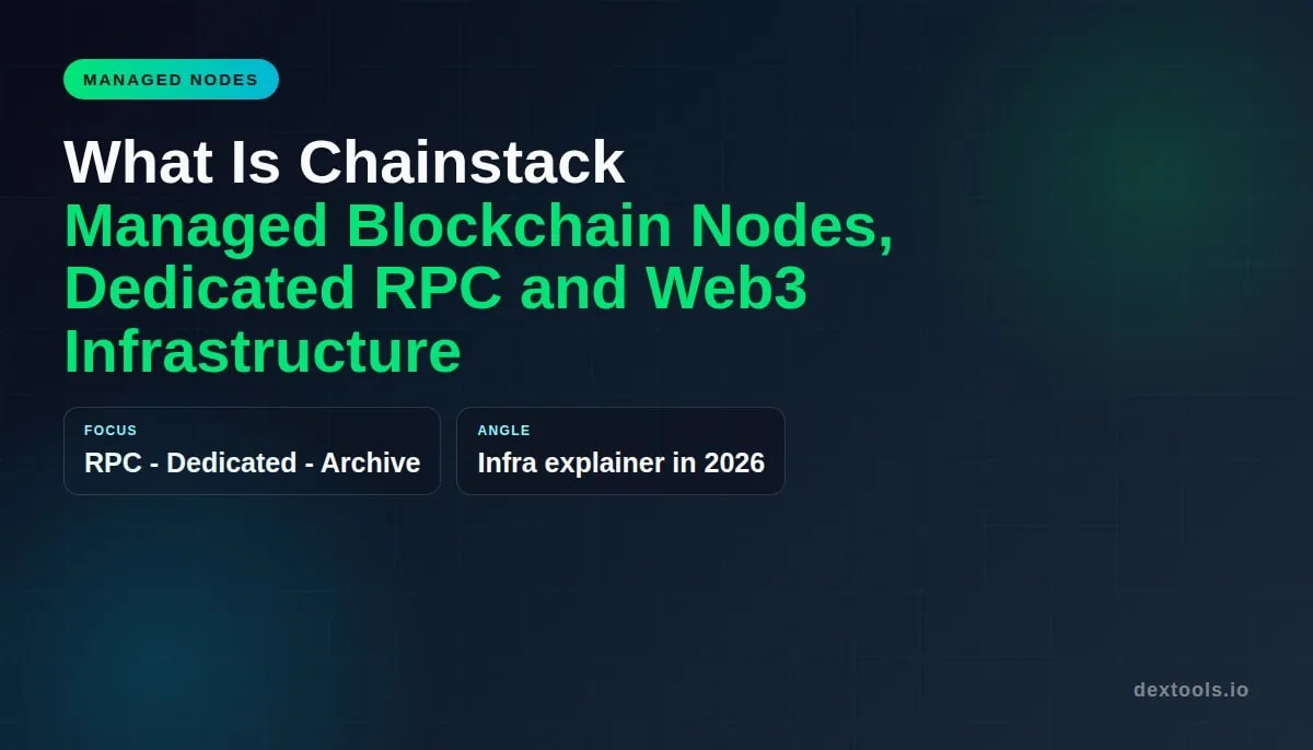 ¿Qué es Chainstack: nodos de blockchain administrados, RPC dedicado e infraestructura Web3 (2026)