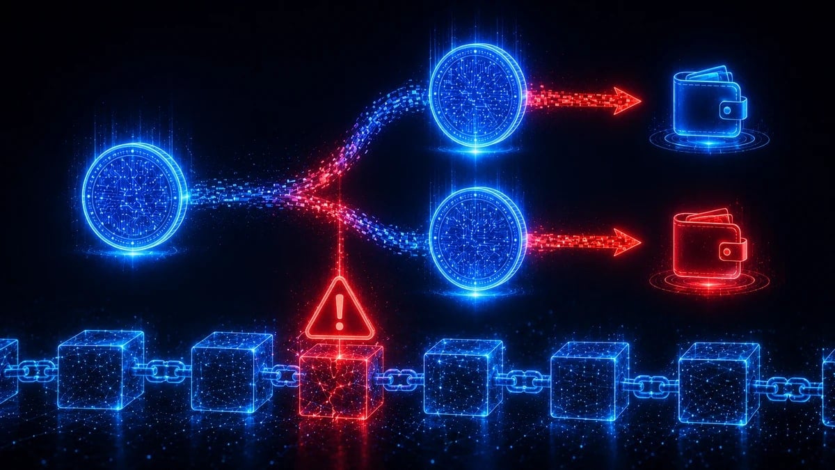 Kriptoda Çifte Harcama Nedir? Blockchain Bunu Nasıl Önler (2026)
