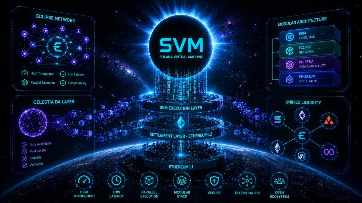 ¿Qué es la cadena de bloques Eclipse? Guía SVM Ethereum L2 2026
