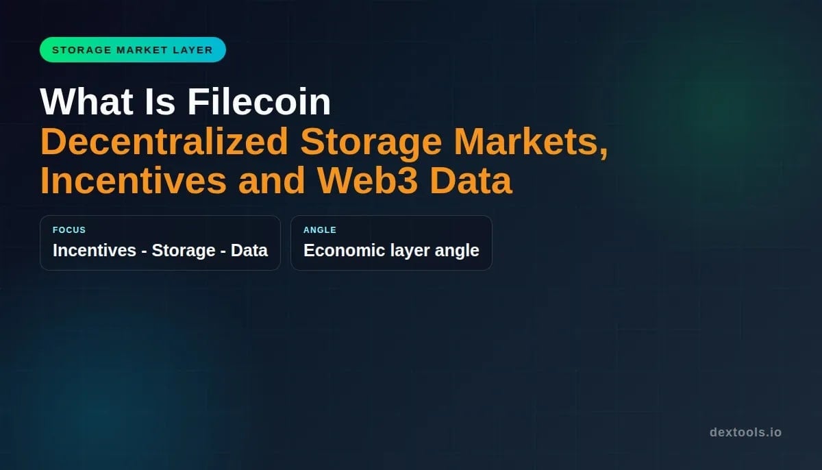 O que é Filecoin: mercados de armazenamento descentralizado, incentivos e dados Web3 (2026)
