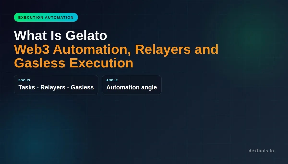 Qué es Gelato: automatización Web3, retransmisores y ejecución sin gas (2026)