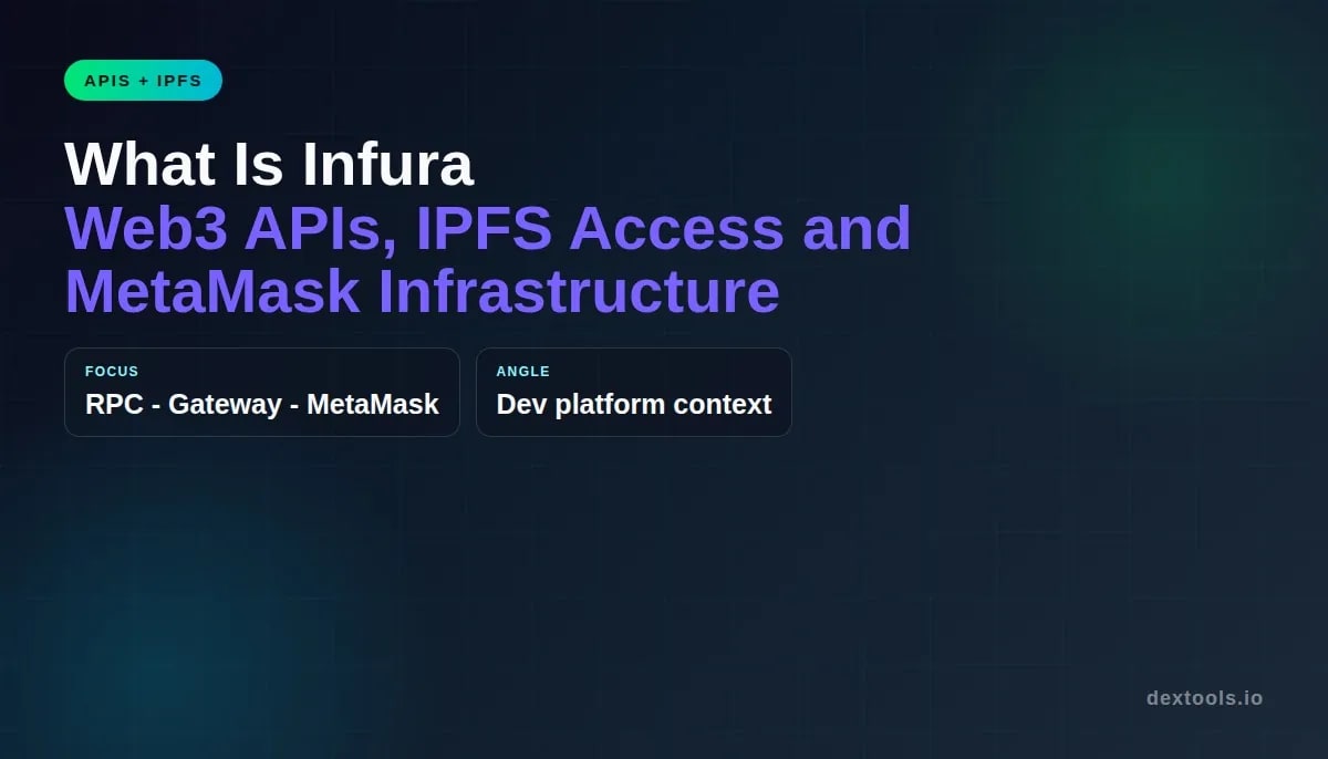 Qué es Infura: API Web3, acceso IPFS e infraestructura MetaMask (2026)
