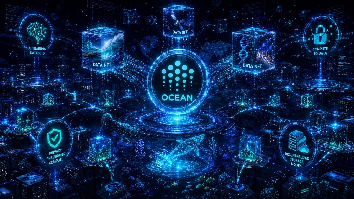 Qu’est-ce que le Protocole Océan (OCEAN) ? Le marché des données décentralisé qui alimente l'IA en 2026