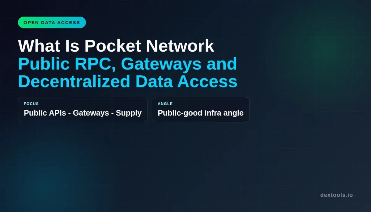 Was ist Pocket Network: Öffentlicher RPC, Gateways und dezentraler Datenzugriff (2026)
