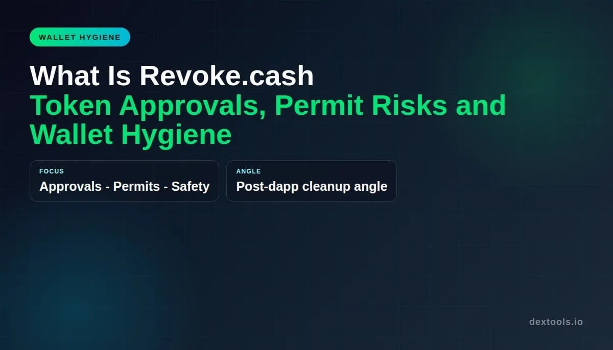 Qu'est-ce que Revoke.cash : approbations de jetons, risques de permis et hygiène du portefeuille (2026)